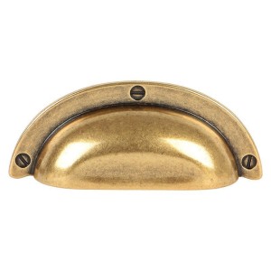 Uchwyt muszelka stare złoto 64 mm- Anita 07