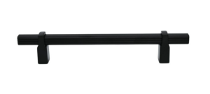 Relingowy ryflowany uchwyt do mebli czarny mat 192mm- Fano N4