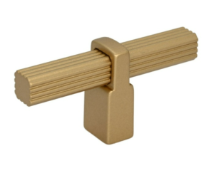 Gałka meblowa  T-Bar matowe złoto 65mm- Fano F3