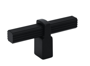 Gałka meblowa  T-Bar czarny mat 65mm - Fano N4