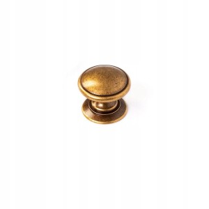 Gałka do mebli stare złoto 30 mm- Kazione D1 