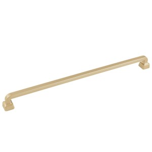 Brera 12- uchwyt relingowy złoty matowy szczotkowany 320mm