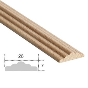 Listwa drewniana sztywna EM608L