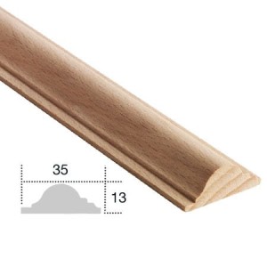 LISTWA DREWNIANA OZDOBNA  EM610L