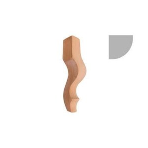 NOGA DREWNIANA DO MEBLI LUDWIK 42x42x H240 mm
