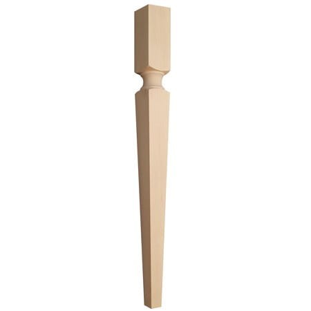 NOGA DREWNIANA DO MEBLI TAPERED 68x68x H780 mm