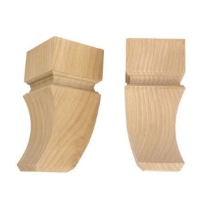 NOGA DREWNIANA DO MEBLI 54x54x H118 mm