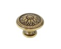 Gorgon 07- gałka meblowa stare złoto 30mm