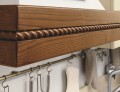 LISTWA DREWNIANA PÓŁWAŁEK ∅ 26x12x1200 mm- wizualizacja