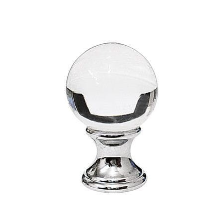 GAŁKA KRYSZTAŁOWA meblowa 36 ∅ 30 MM- przezroczysta