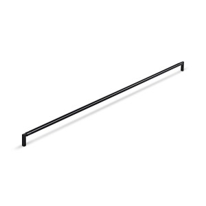 TRAMA V1 - Czarny uchwyt meblowy radełkowany na 800 mm