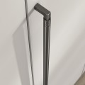 TRAMA V1 - Czarny uchwyt meblowy radełkowany na 800 mm- wizualizacja