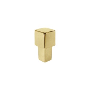 SQUAR- złoto połysk gałka meblowa 12x12mm