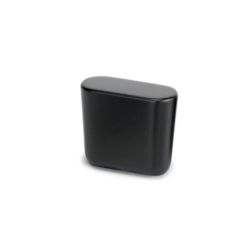 Fave- czarna matowa gałka meblowa 27x11mm