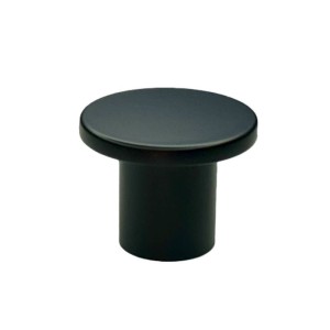 Disk 32- gałka meblowa czarna matowa 33mm