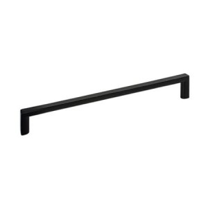 Czarny uchwyt meblowy skandynawski na 256 mm- Basic N4