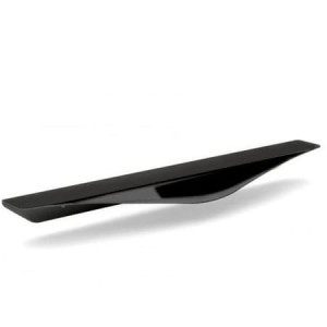 Czarny krawędziowy uchwyt meblowy 224mm- Lips N4