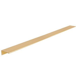 Uchwyt meblowy mosiądz szczotkowany  400x40 mm- Flati 12 
