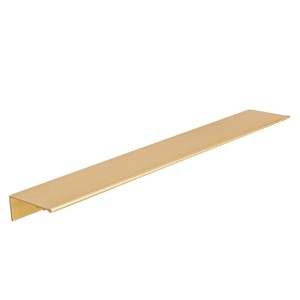Uchwyt meblowy mosiądz szczotkowany  250 x 40 mm- Flati 12 