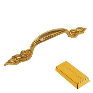 Dali 15- uchwyt meblowy pozłacany 96mm