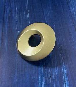 Uchwyt meblowy okrągły złoto matowe 48mm- Ovo 6C