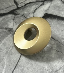 Uchwyt meblowy okrągły złoty matowy 32mm- Ovo 6C 