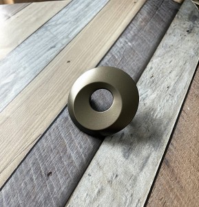 Uchwyt meblowy okrągły jasny grafit 32mm- Ovo G7   