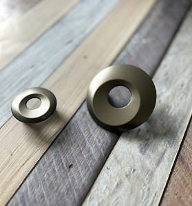 Uchwyt meblowy okrągły jasny grafit 48mm- Ovo G7