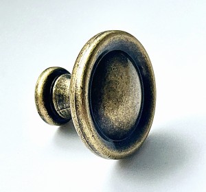 Gałka meblowa stare złoto 25 mm- Imola D1 