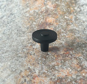 Gałka meblowa czarny mat 30mm- Greco N4 