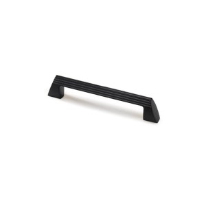 Sgroove- ryflowany uchwyt meblowy czarny mat 128mm