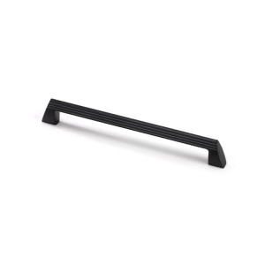 Sgroove- ryflowany uchwyt meblowy czarny mat 192mm