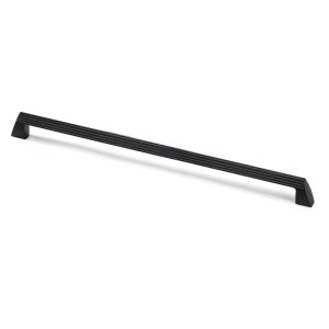 Sgroove- ryflowany uchwyt meblowy czarny mat 320mm