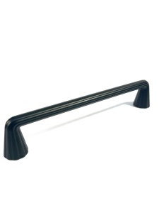 Ryflowany czarny uchwyt do mebli 160mm- Fontani N4