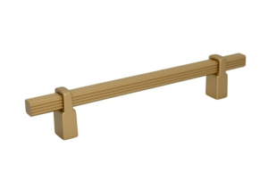 Relingowy ryflowany uchwyt do mebli matowe złoto 480mm- Fano F3