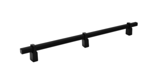 Relingowy ryflowany uchwyt do mebli czarny mat 818mm-Fano N4