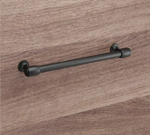 Czarny uchwyt relingowy 160mm- Bastoni N4