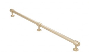 Długi złoty uchwyt relingowy 1216mm - Bastoni 6C 