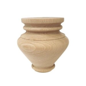 NOGA DREWNIANA DO MEBLI  145x150mm