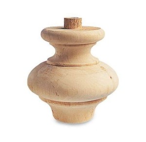 NOGA DREWNIANA DO MEBLI  95 x 100 mm