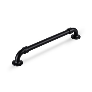 Uchwyt meblowy czarny mat 192 mm- SOGA MB 