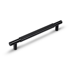 Uchwyt meblowy czarny mat 192 mm- SOLLER MB 