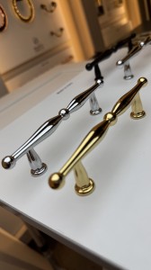 Złoty uchwyt do mebli 96 mm- Oro Classicio GL 