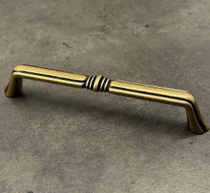 Uchwyt relingowy stare złoto 128 mm- Squillare D1