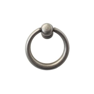 Tondos 03- stara stal uchwyt meblowy kołatka 33-36mm