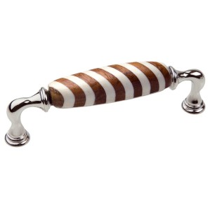 Arighe 32- porcelanowy uchwyt do mebli w połysku na 128mm