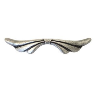 Papillon 25- stare srebro uchwyt meblowy 128mm