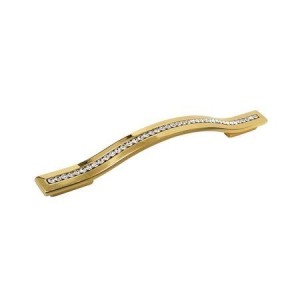 Uchwyt do mebli złoty z kryształami 190mm- Esedras 14