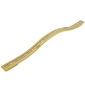 Uchwyt do mebli złoty z kryształami 340mm - Esedras 14