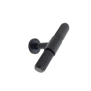 Gałka do mebli T-bar czarna 70 x 39 mm- Galero N2